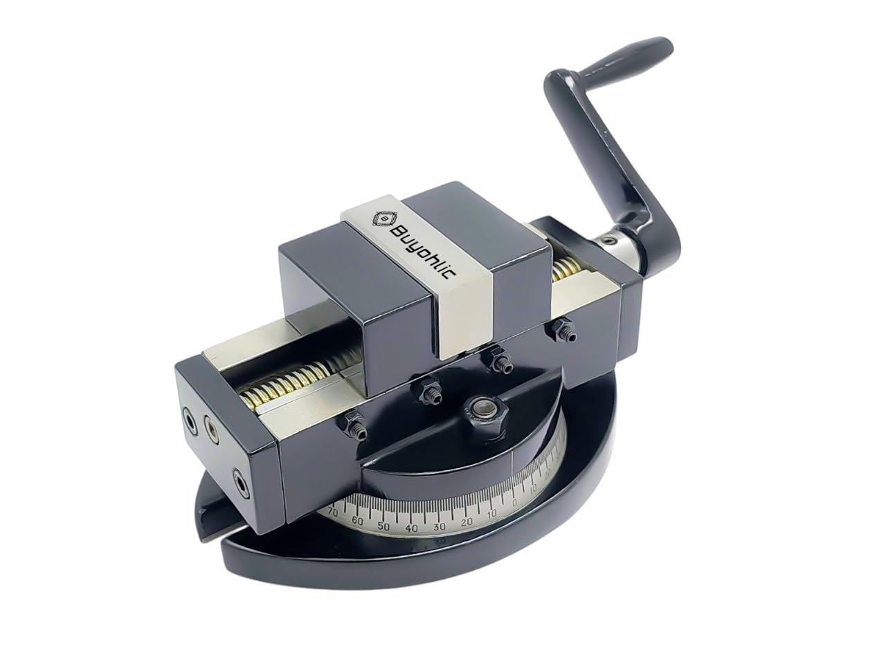 Buyohlic Self Centering Milling Machine Vice with Swivel Base - 2" Inch (Jaw Width 50 mm)