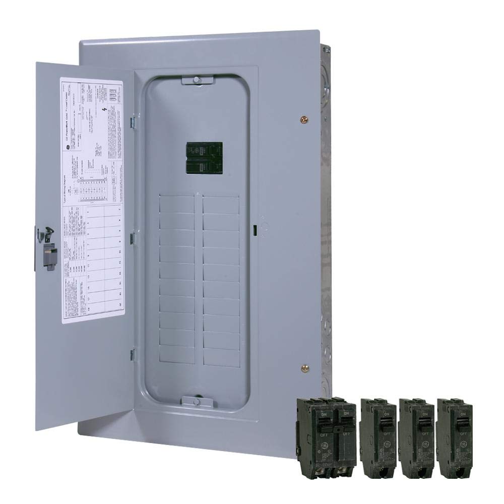 ABB TM2010CCUBK1 100A Main Breaker Load Center • PowerMark Gold Indoor Panel • 120/240V AC,20-Space, 20-Circuit, 22 kAIC • Copper Bus • Includes 3X 20A SP & 1x 30A DP Breakers • Flush/Surface Mount