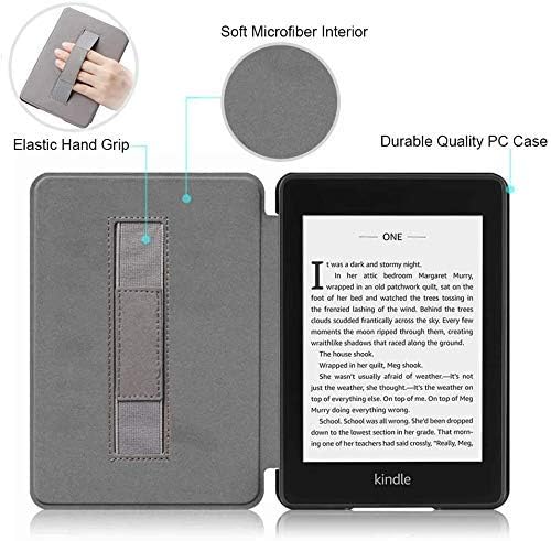 SCSVPN 6'' 10th 2018 PQ94WIF for Kindle Paperwhite Case Generation Model No. with Hand Strap, Auto Sleep/Wake - Slim