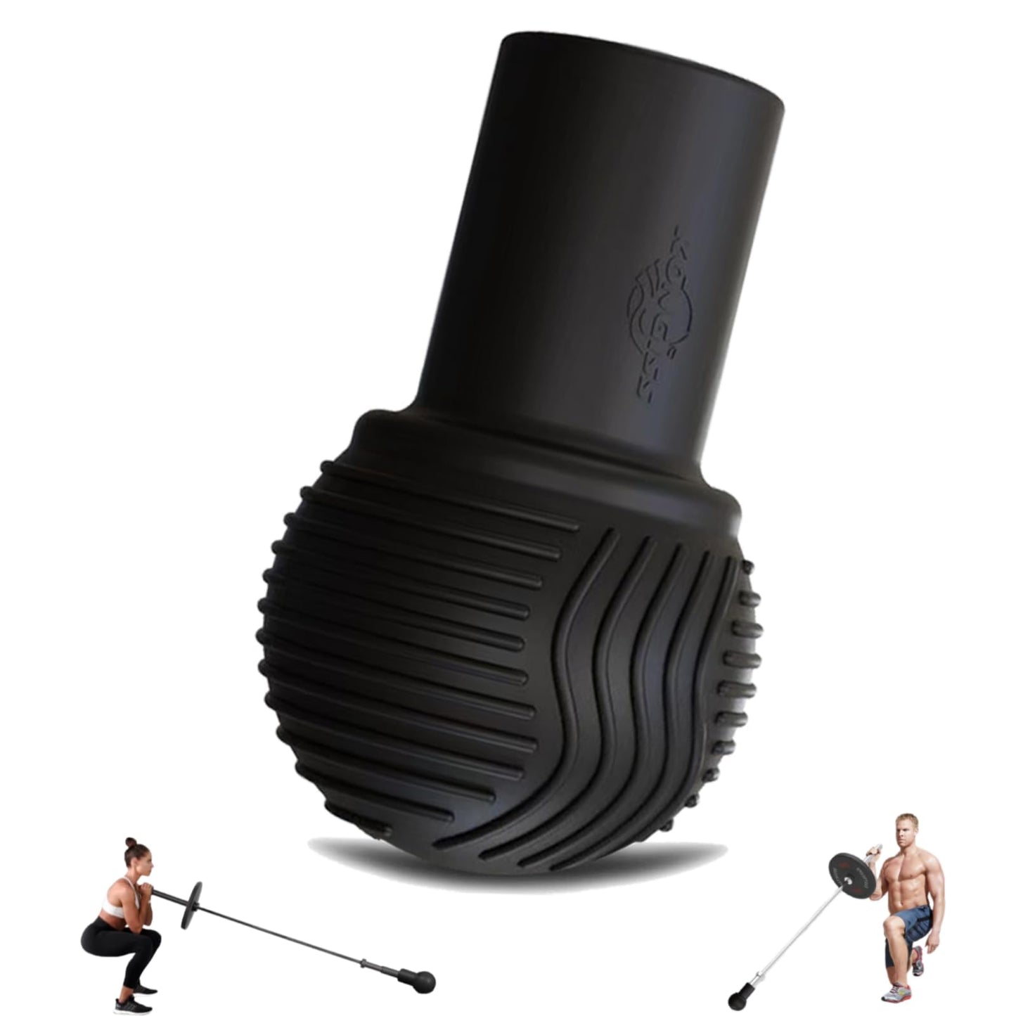 KONGISS Landmine Attachment for Barbell, Turn Any Surface into a Barbell Landmine Exercise-Press, Row, Spin, Rotation, t bar Row and More, Fits 2'' Olympic Bars