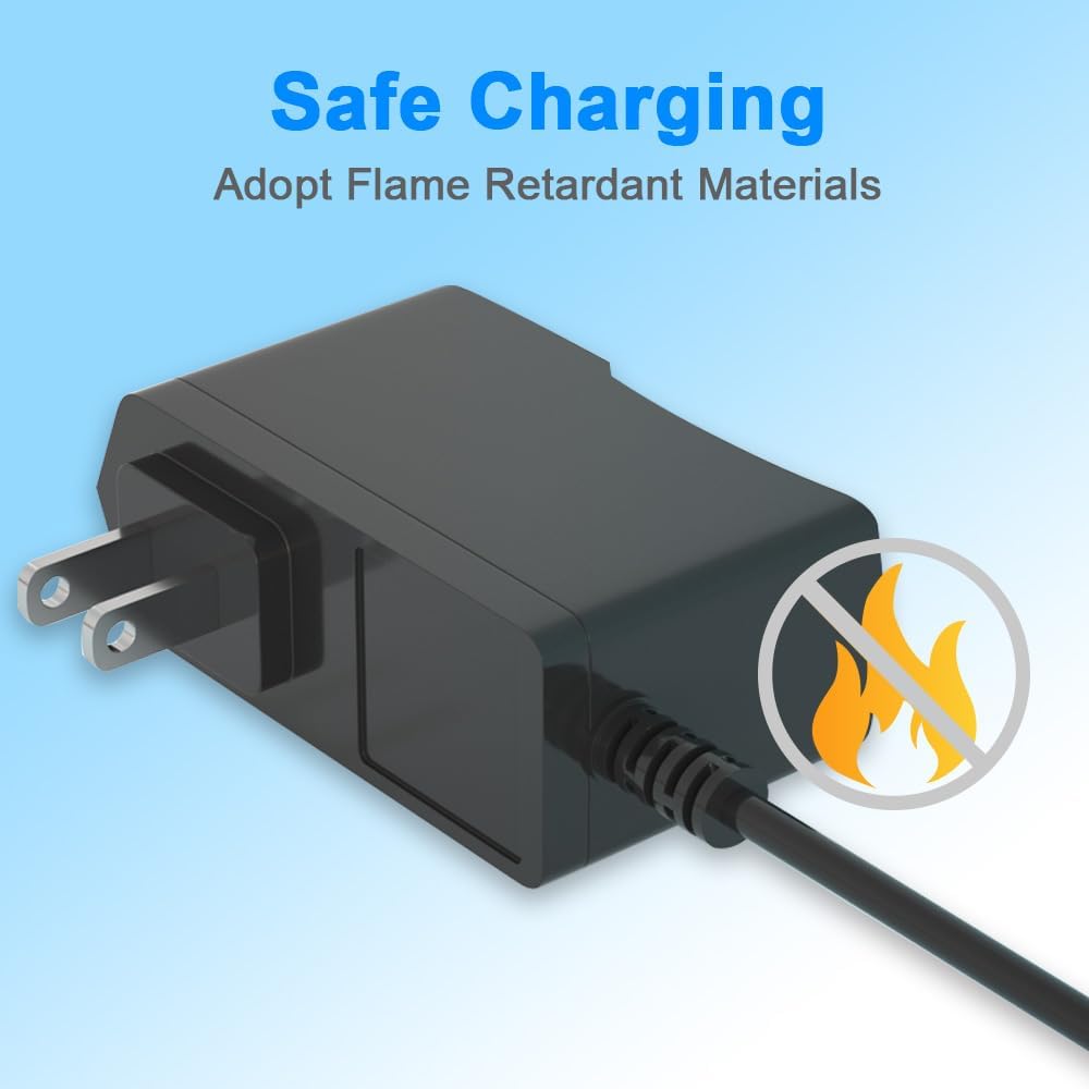 ENGFYADSY 6V 1A 100-240V 6 1Amp 6V 8 DC Power Supply Adapter AC to DC Volt Charger for Monitor Trash Can Doorbell Alarm