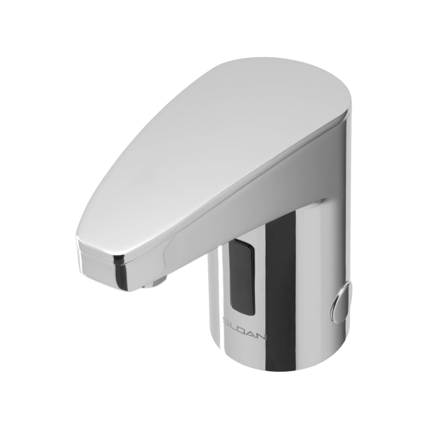 Sloan Optima EAF-350 Sensor Activated Touch-Free Faucet, Commercial Grade with Mounting Hardware - 0.5GPM Battery-Powered Deck-Mounted Mid Body, Polished Chrome Finish, 3335110
