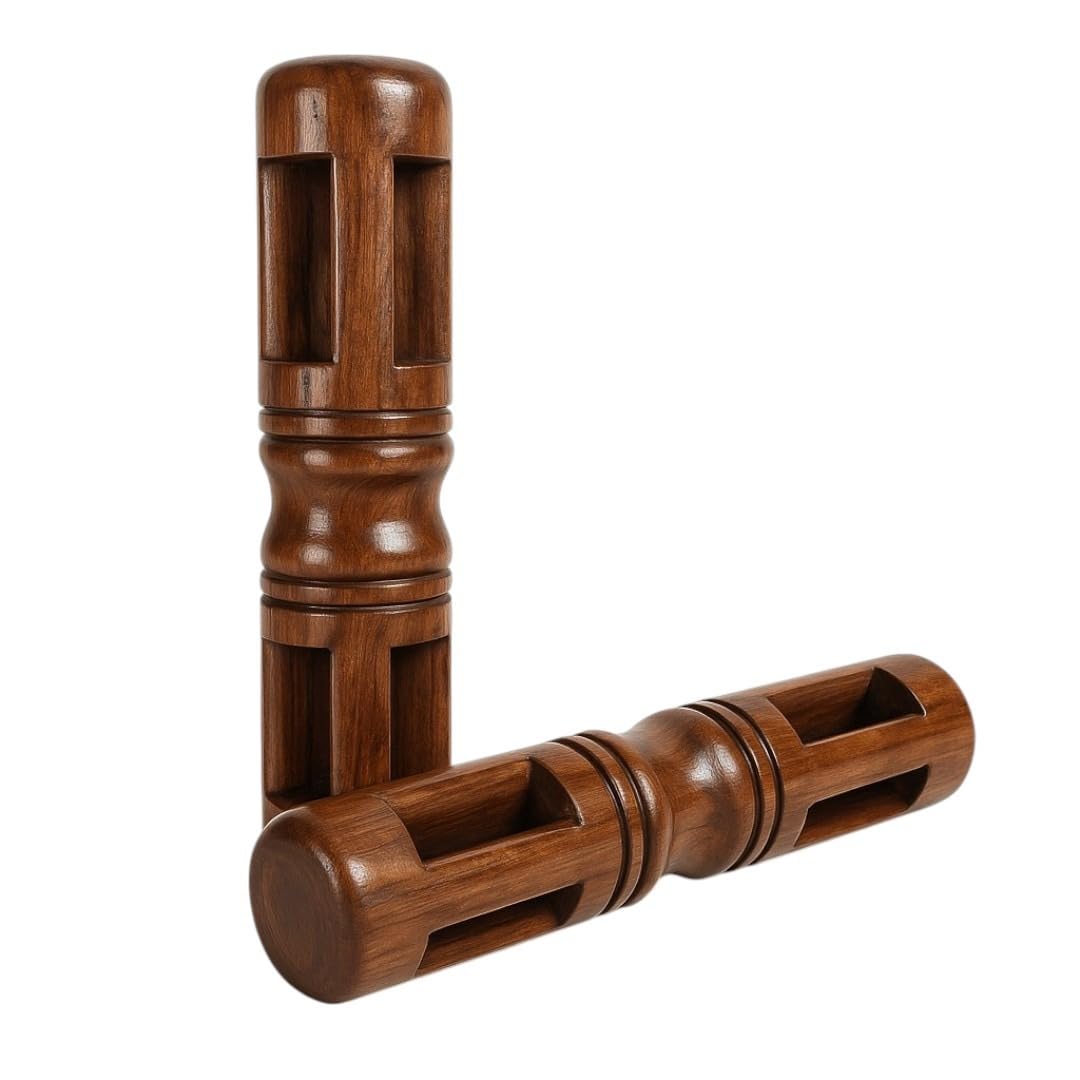 KNK SAMTOLA FITNESS BARBELL INDIAN KARLA KATAI FITNESS DURABLE WOODEN EQUIPMENT (4 TO 6 KG)