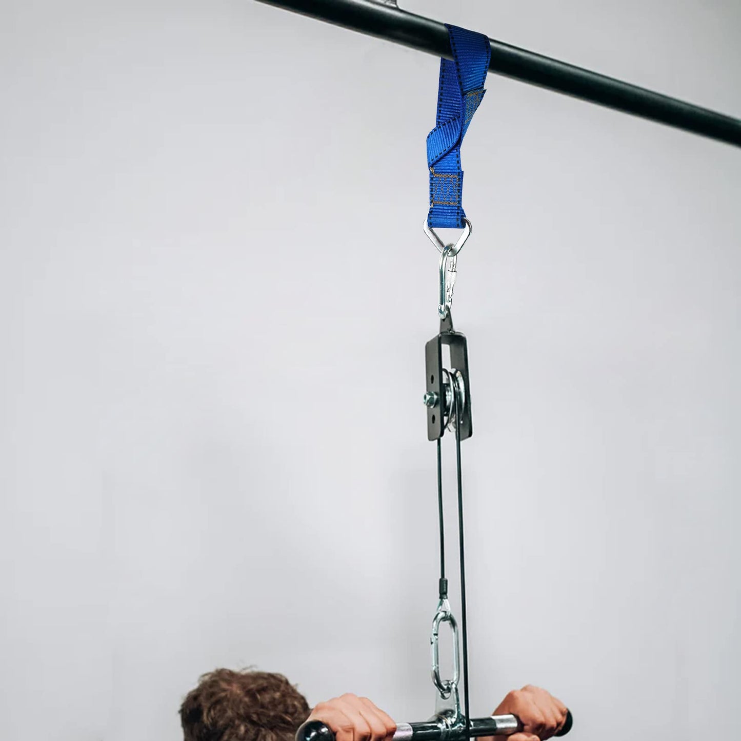 Luwint Heavy Duty Hanging Strap, 18'' Hang Strap for Hammock Tree Swing, Home Gym Pulley Cable Attachments, Dumbbell Dip Loading Tie Down Strap