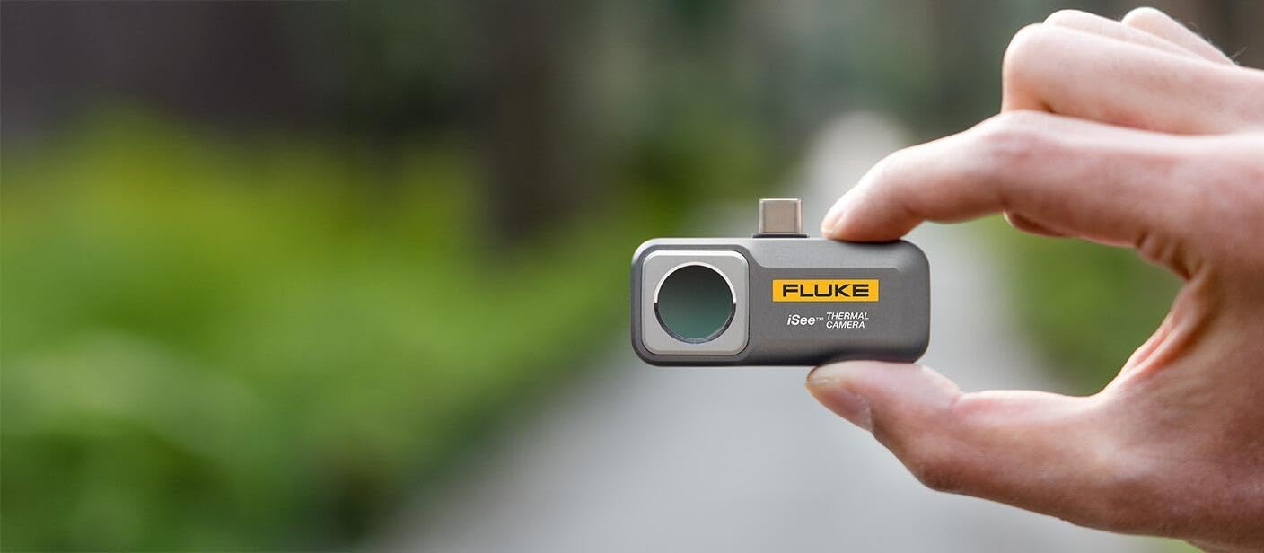Fluke TC01C 25Hz - iSee Mobile Thermal Camera for iOS Smartphones Type C, Temperature Range up to 1022°F