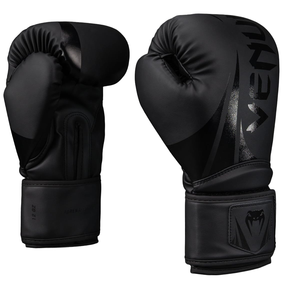 Challenger 2.5 Boxing Gloves - Black/Black - 14-Ounce