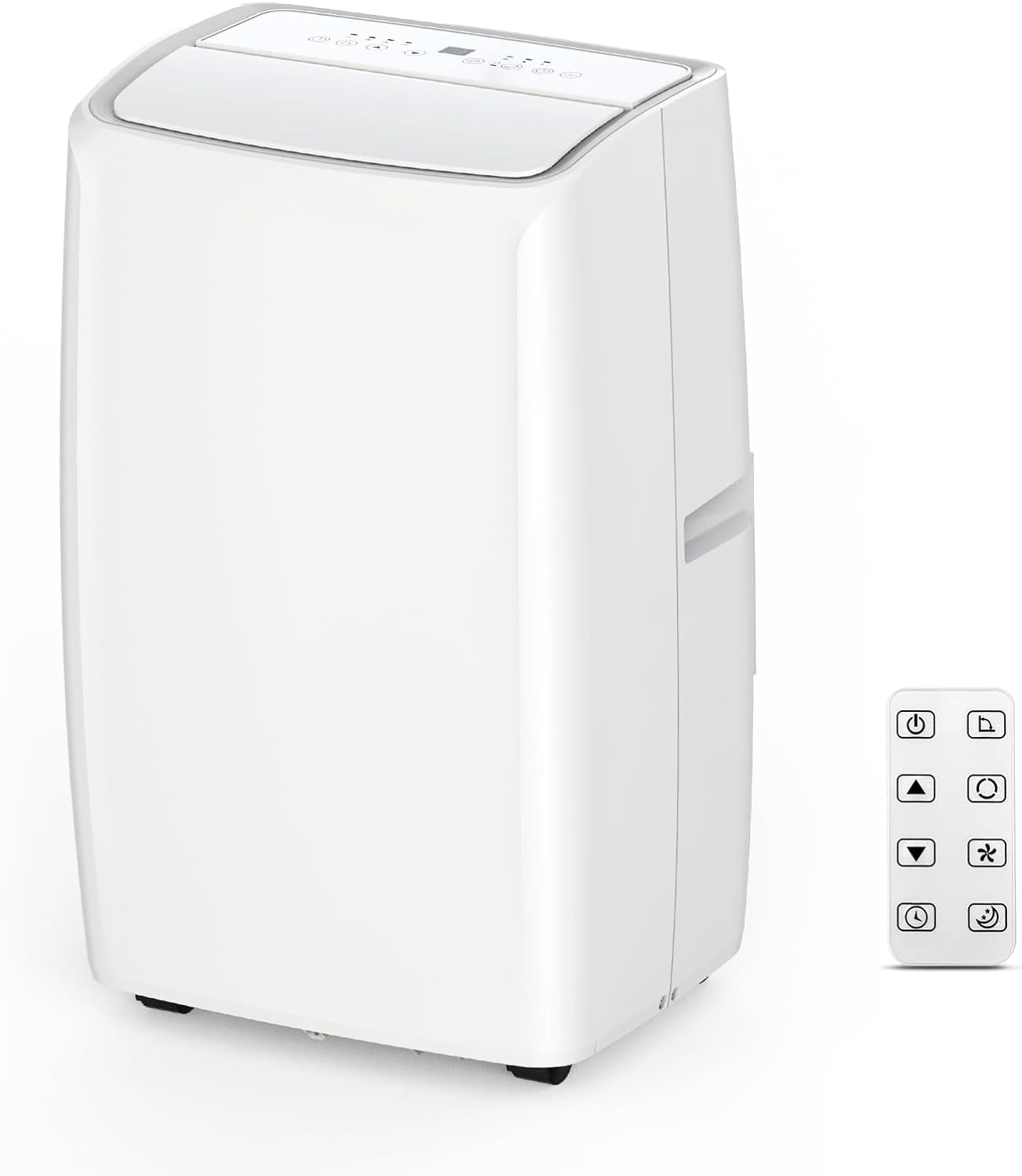 Portable Air Conditioners, 14000 BTU Energy Efficient AC Unit with Remote, 4-In-1 Cooling/Dehumidifier/Fan/Sleep Mode, Rapid Cooling for Spaces Up to 750 Sq.Ft for Bedroom and Office, Grey