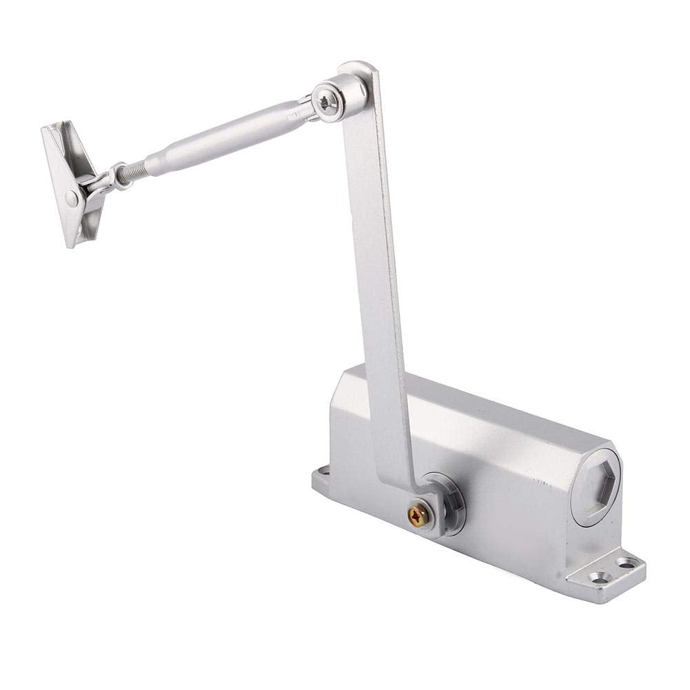 Automatic Door Closer, Heavy Duty Commercial, Aluminum Construction, 45-65KG Capacity