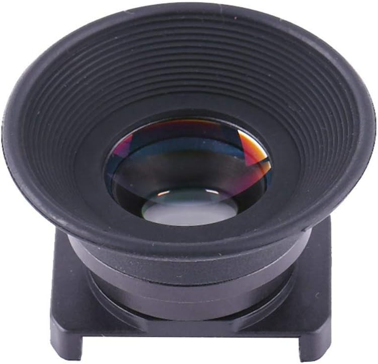 1.5X 6 EBTOOLS Fixed Focus Viewfinder, Eyepiece Magnifier Eyecup for DSLR Camera with Magnifier Mounting Bases Also