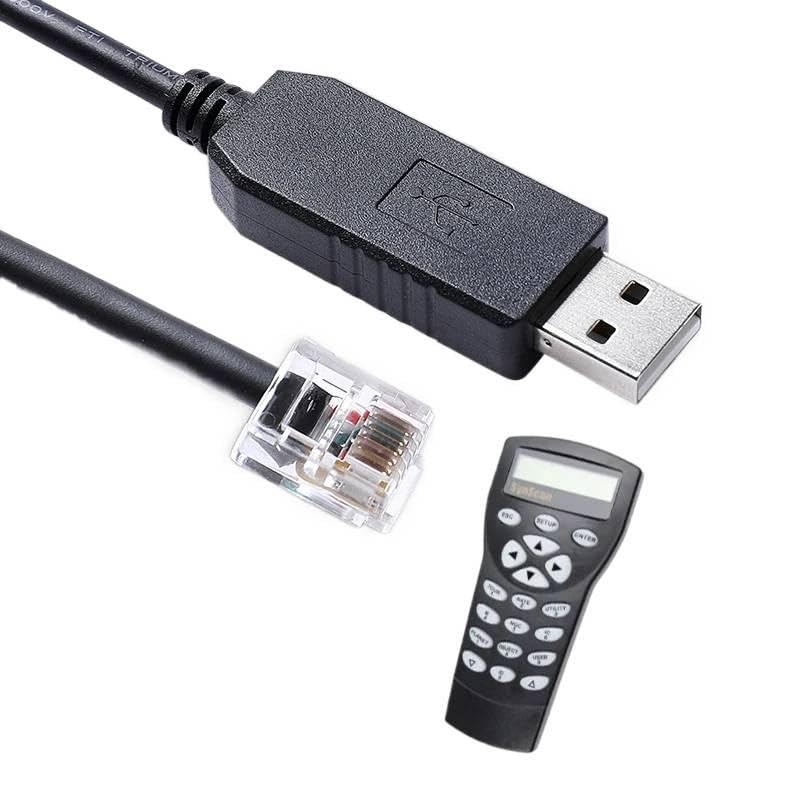 Generic CP2102 RS232 RJ11 6P6C for Synscan Hand Control PC Link Upgrade Cable USB Serial to Firmware Upgrade Cable
