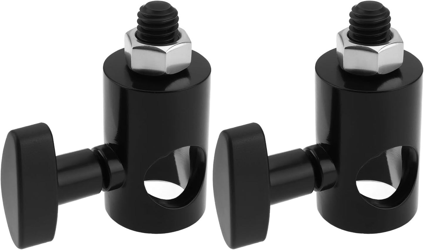 ECSiNG 2X 3/8 Inch 5/8 Inch 3/8 Inch DSLR Quick Conversion Adapter for Photographic Light Stands Pan Heads Flash