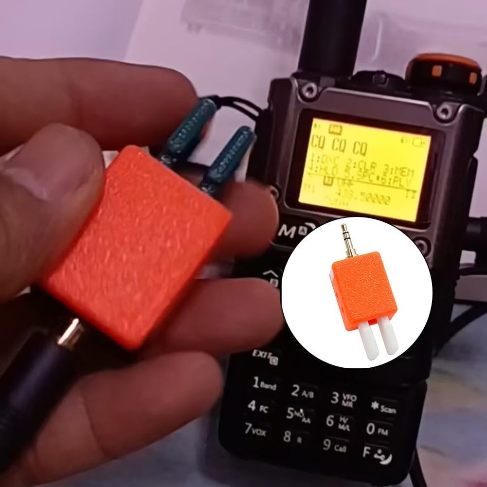 Minhe K5/K6 CW Key with CEC Firmware Support for QuanSheng For Walkie Talkies Enhanced Performance (black)