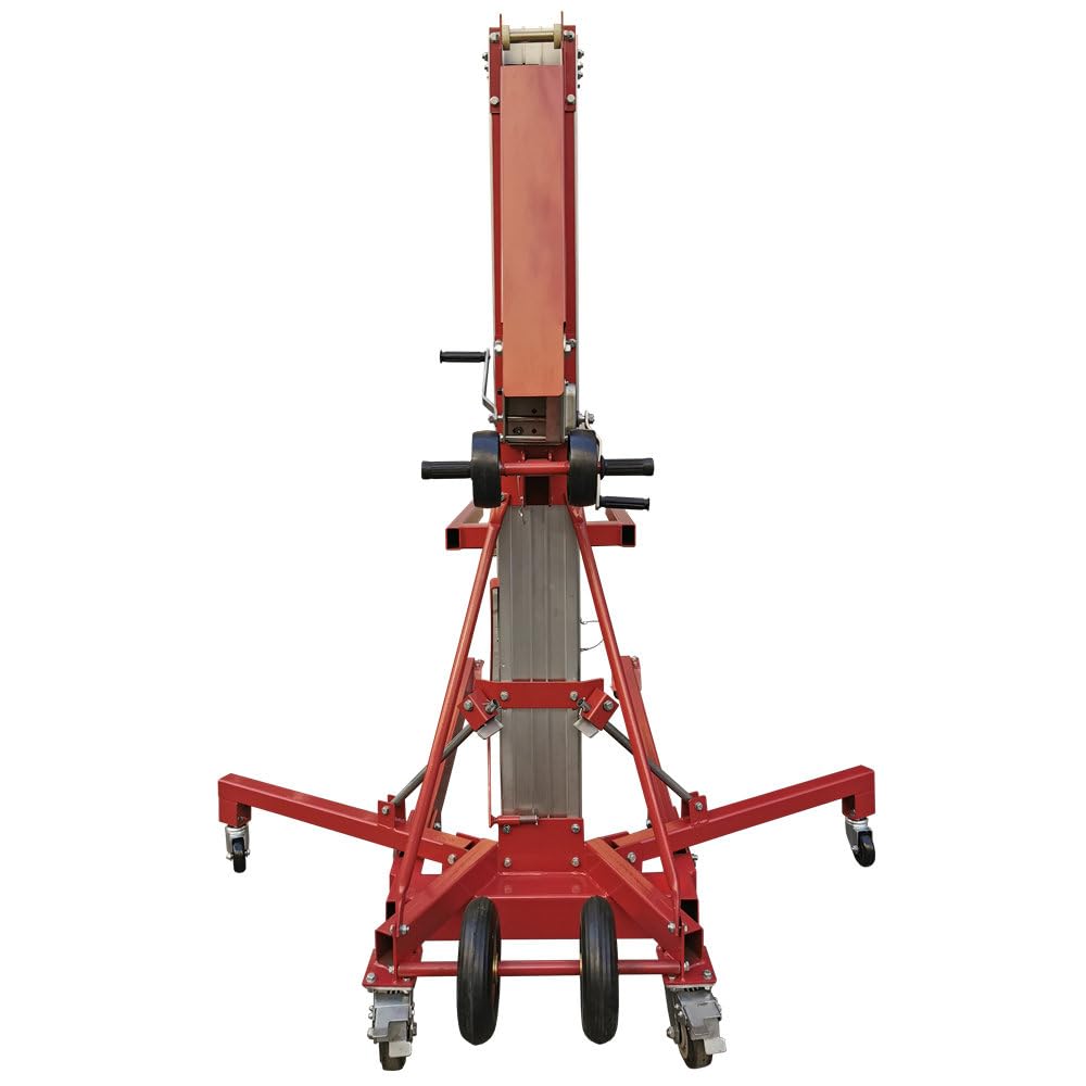 Manual Material Lift, Contractor Lift, 21ft Height, 550 lb. Capacity