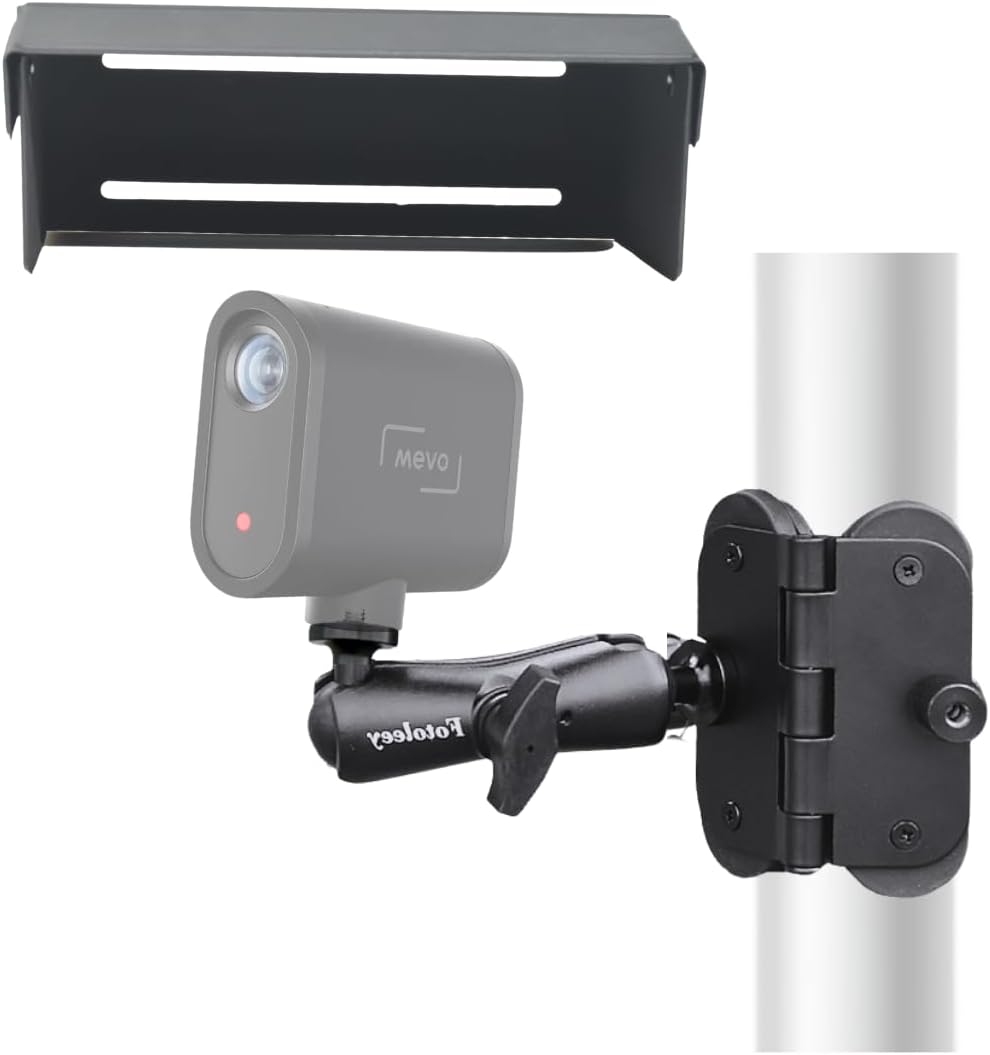 Fotoleey 360 14/13/12, 12/11 Magnetic Phone Fence Post Mount for Mevo Start- Quick Install, Adjustable with Weather