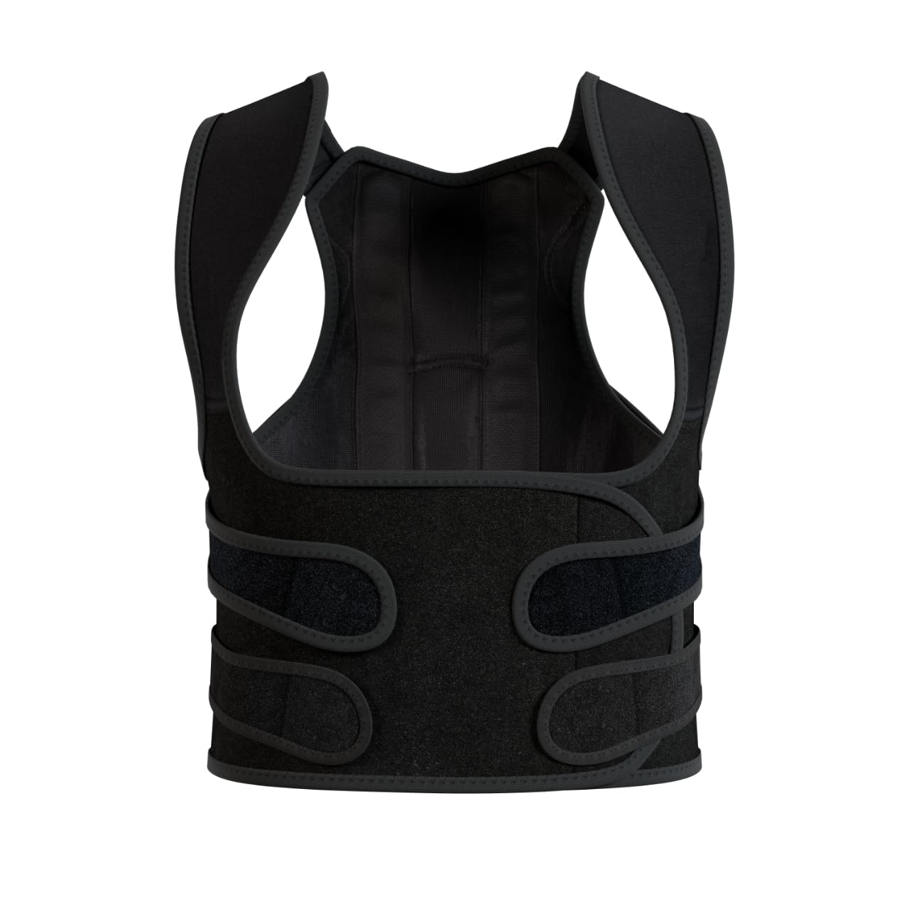 Sulymoo Posture Corrector for Women and Men, Back Brace with Shoulder Support, Adjustable Full Back Brace Straightener for Posture Improving, Relief for Upper & Lower Back, Shoulder Pain (Medium)