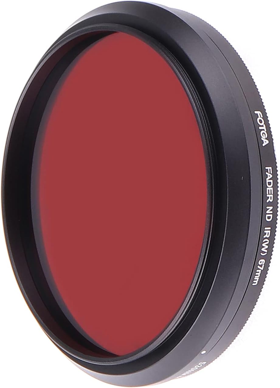 Runshuangyu 6 1 530nm 750nm (67mm) in Infrared IR Pass X-Ray Lens Filter, Adjustable to Screw-in Filter for Canon Nikon