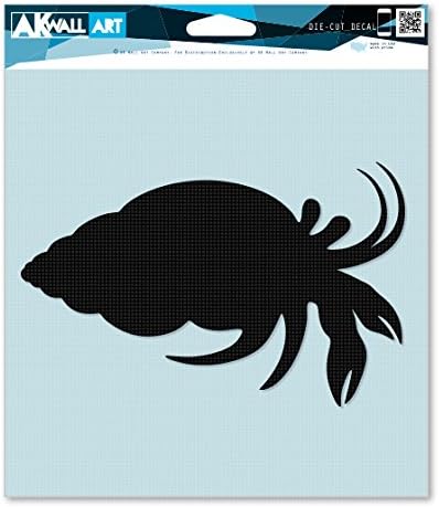 AK Wall Art Hermit Crab - Vinyl Decal - Car Truck Laptop - Select Size