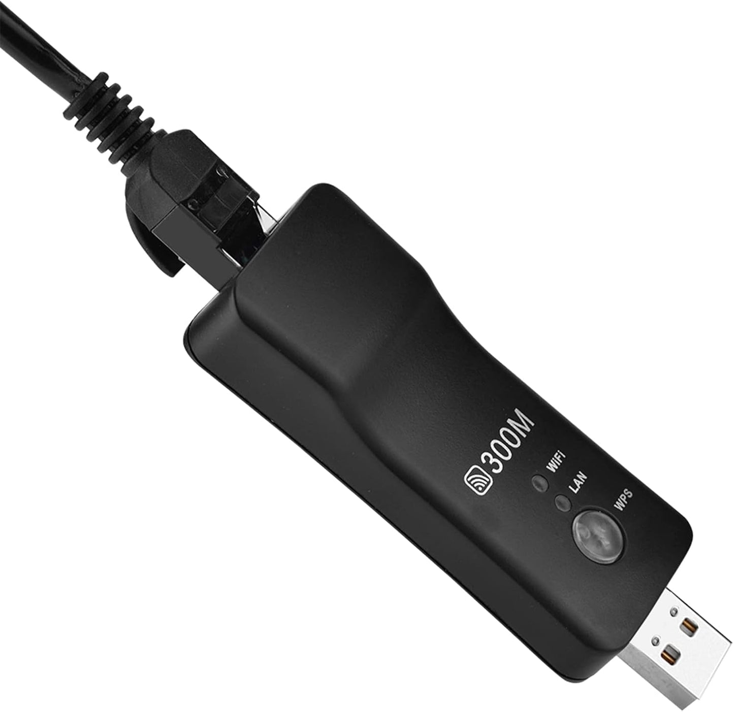 Bewinner 300M USB Repeater - Mini USB Repeater Signal Amplifier, Smart TV Network Adapter AP Booster, USB Powered High