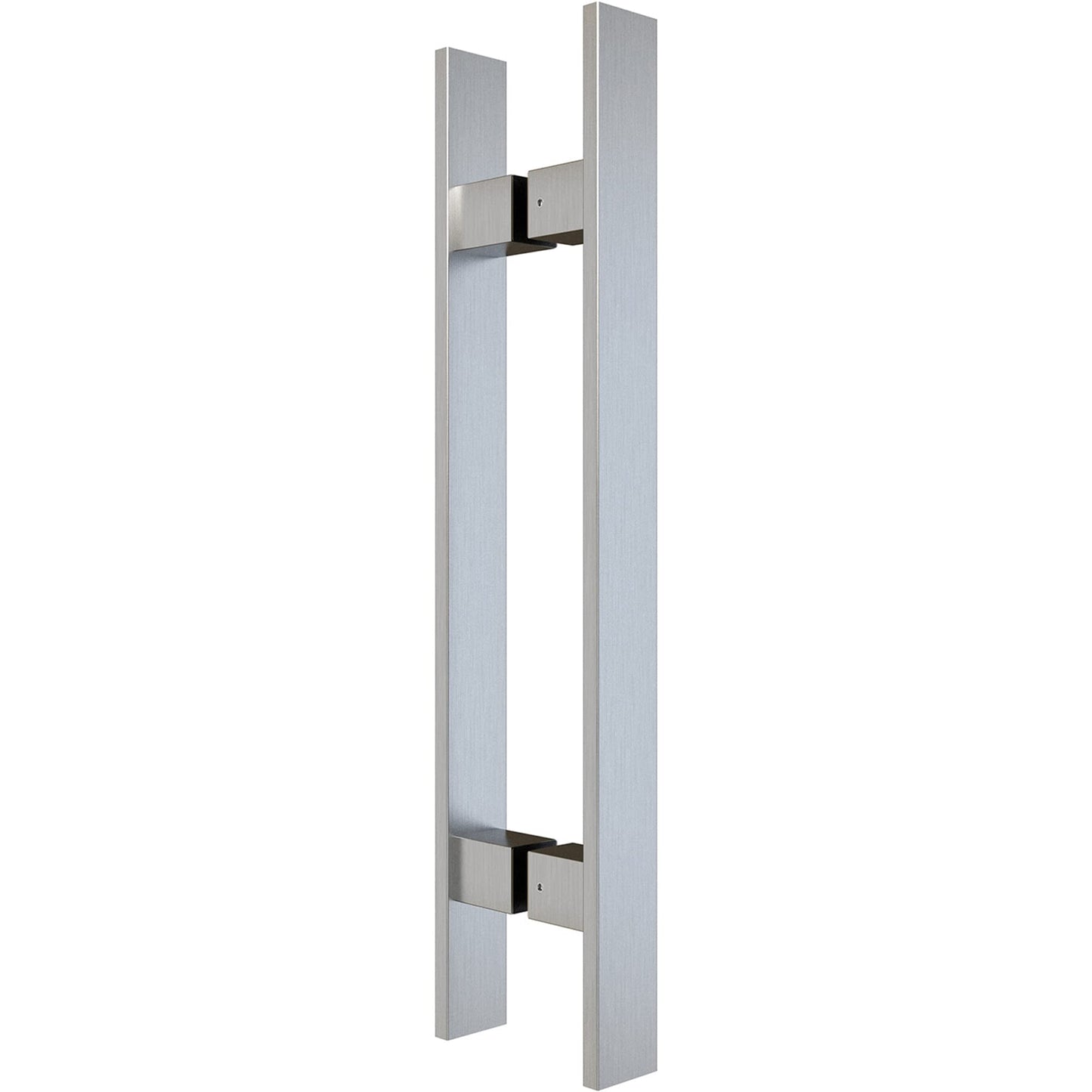 BARNSMITH 36" Barn Door Push Pull Handle,Heavy Duty Grade-304 Stainless Steel Square Commercial Door Handle,Entrance Entry Front Door Handle, Office Handle Pull Set for Wood Glass Door