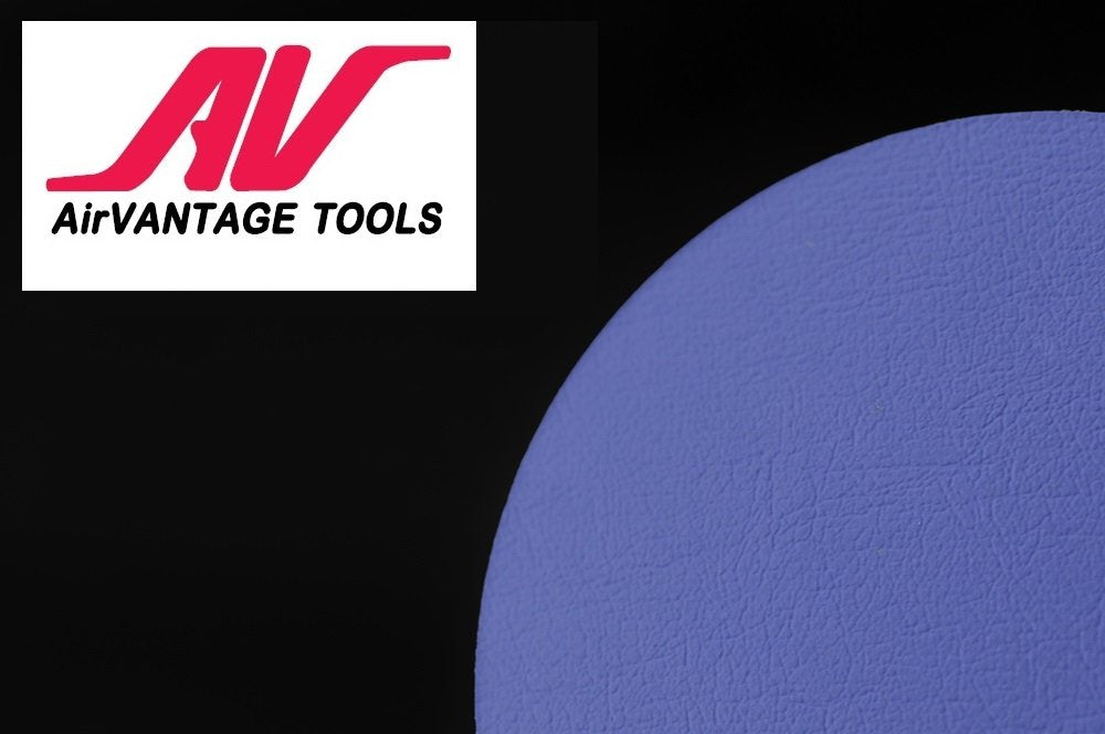 AirVANTAGE Industrial Grade Random Orbital Air Sander Non-Vacuum With Low-Profile Pad, 1/4 in. NPT Air Inlet (6": 3/16- PSA Vinyl)