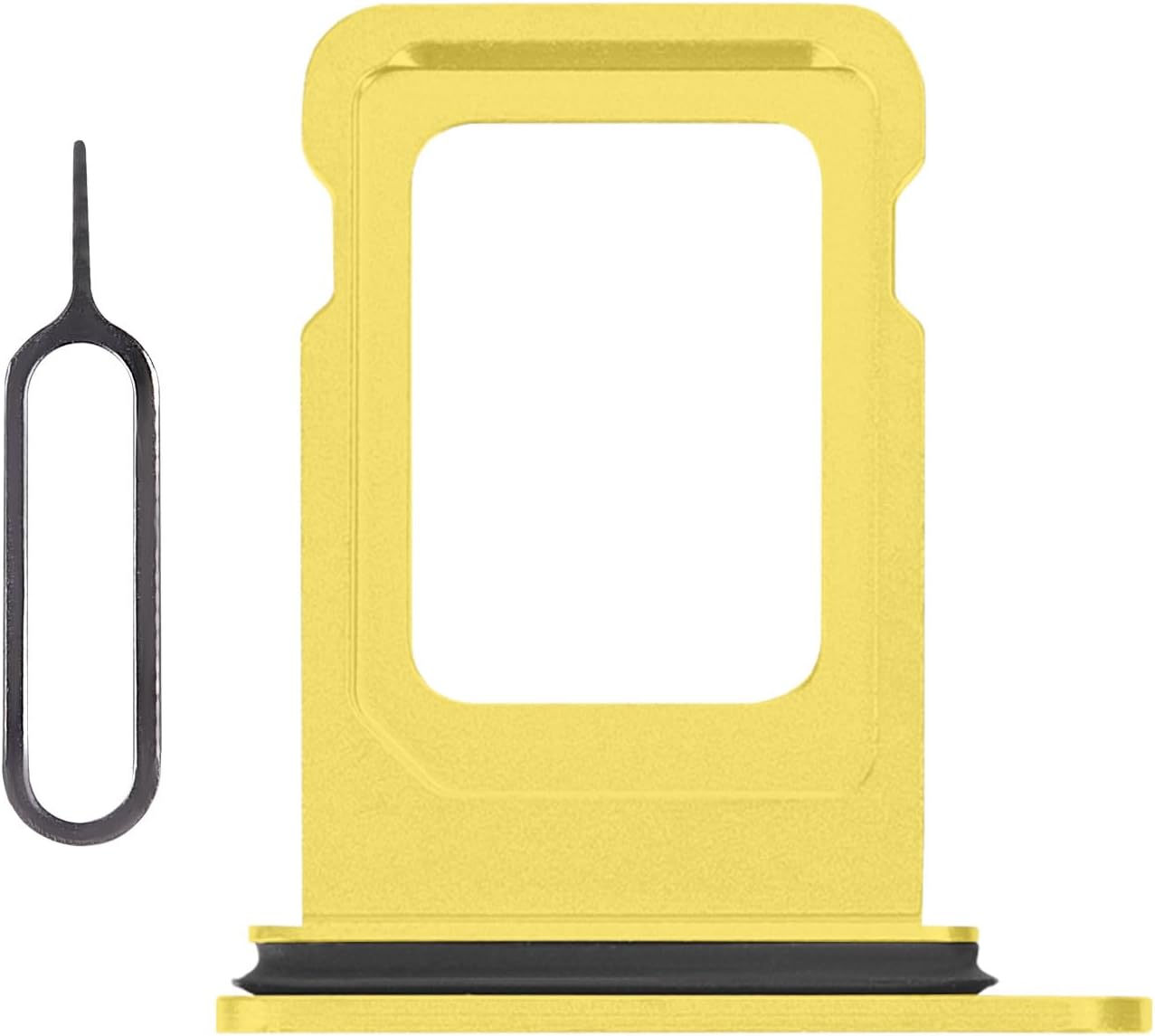 14 14 SIM Card Tray Holder Slot Replacement for iPhone (Yellow) with Waterproof Rubber Seal Ring and Removal Tool Open