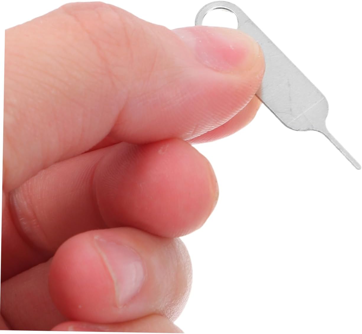 500pcs Mikikit Durable Stainless Steel Sim Card Ejector Tool Easy to Use Pin for Quick Sim Removal Smooth Finish