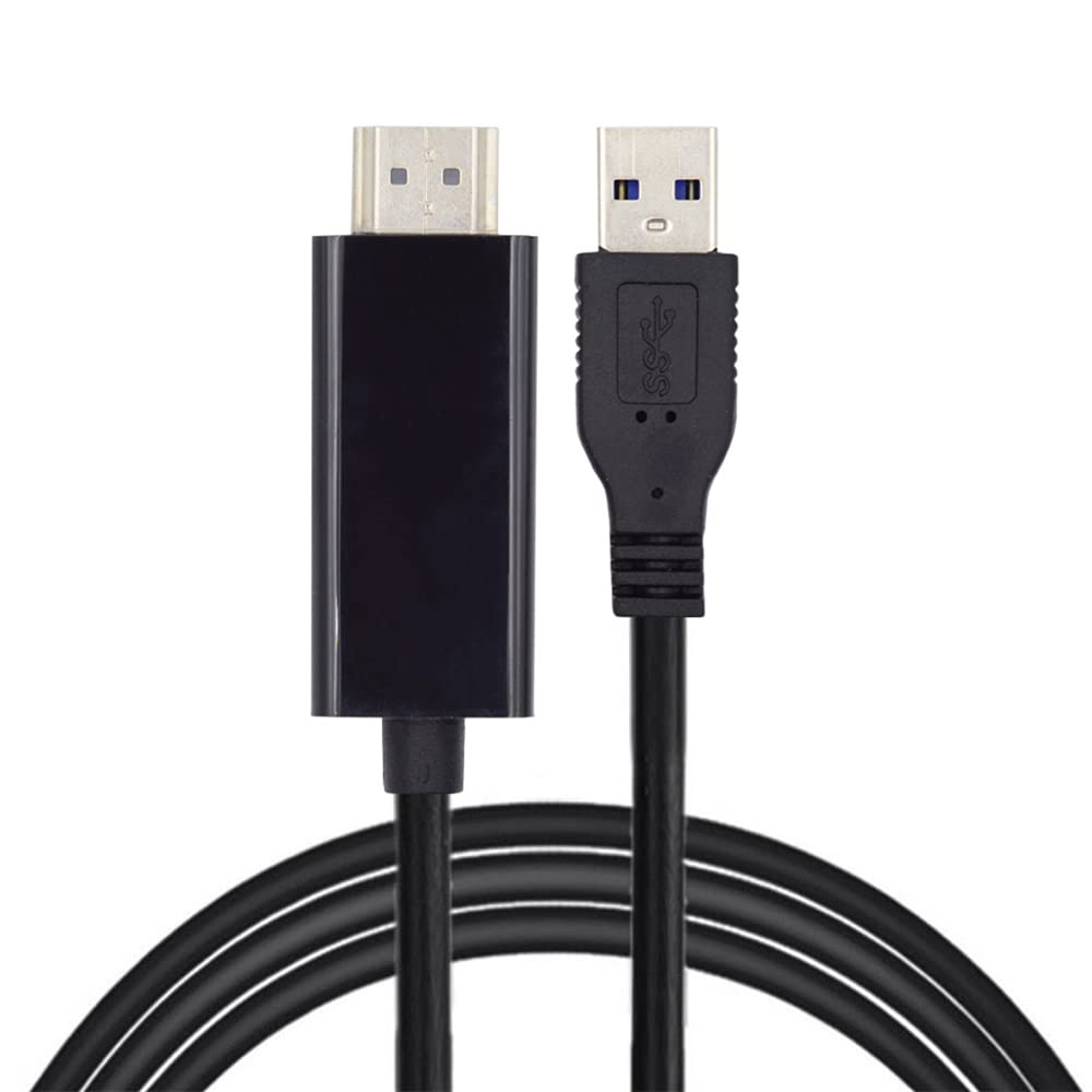 USB3.0 3.0 1.8m 1080P Male to HDMI Male Cable USB Source HDMI Sink Converter for Desktop Laptop PC Adapter Projector