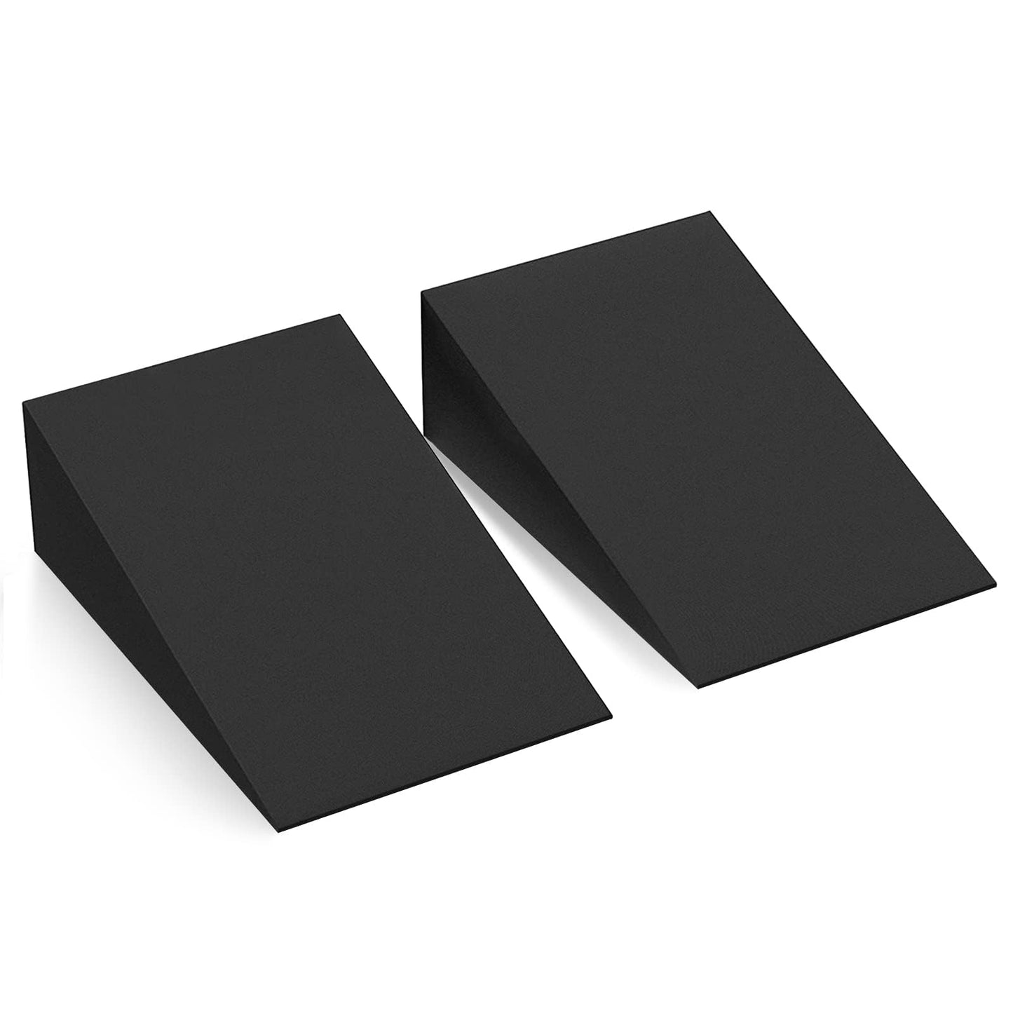 Inlisy 12'' Hard Foam Wedge Slant Board - 2 Pcs Calf Stretcher for Yoga, Squats and Physical Therapy