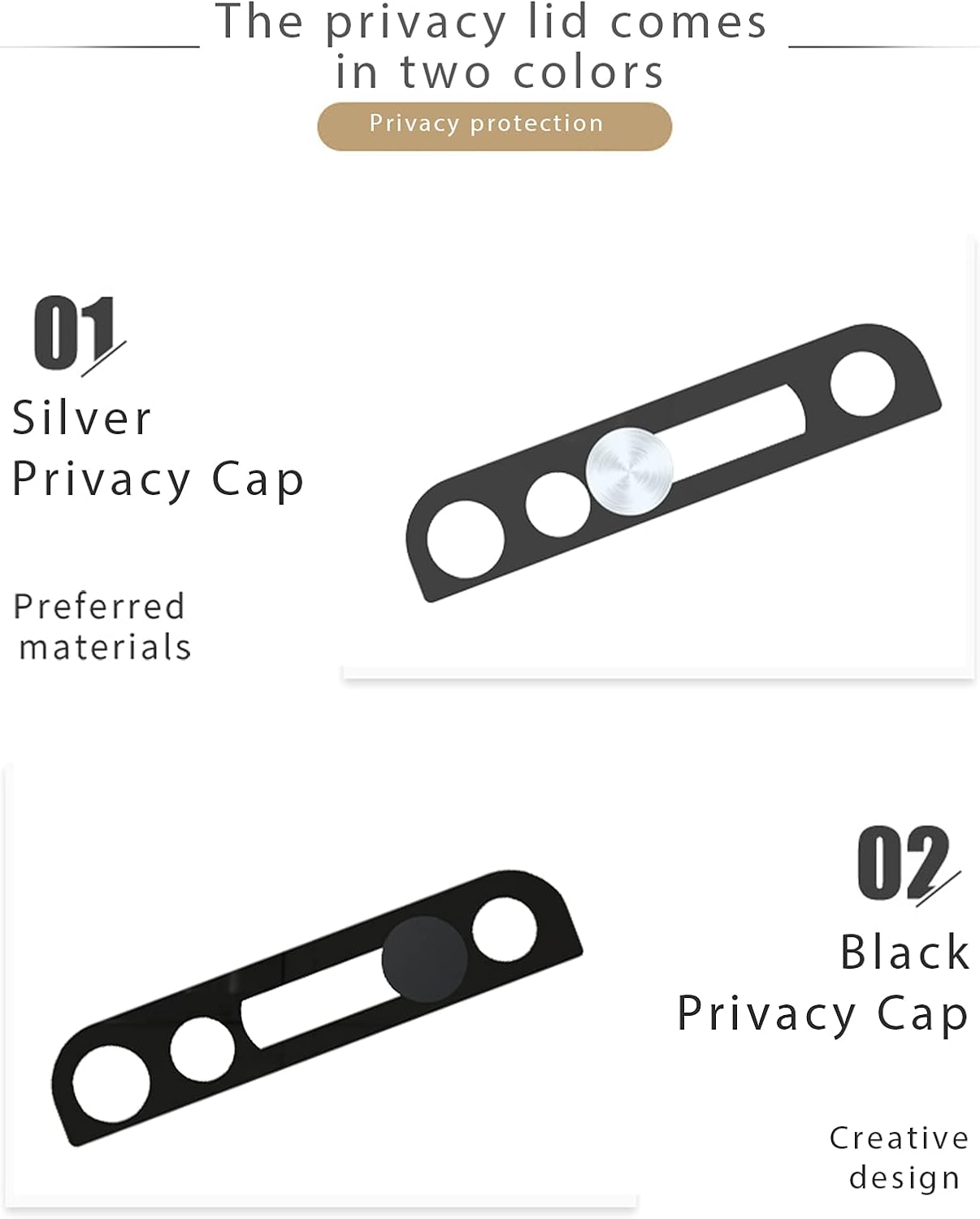 EYSOFT 11/11 Pro/11 12/12 /12Pro /12Pro Phone Front Camera Cover,Webcam Cover Compatible for iPhone X/XS/XR/XS Max