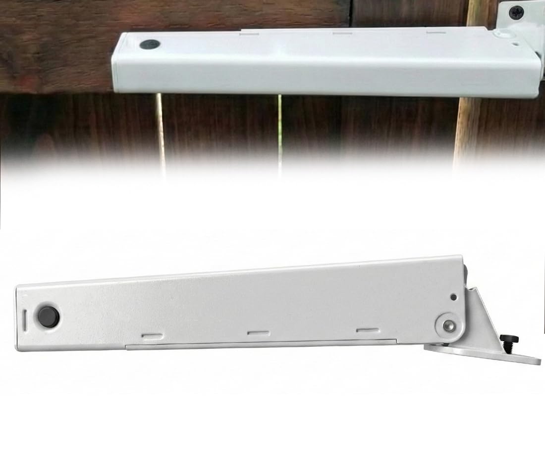 TB175 Outdoor Hydraulic Gate Closer with Adjustable Speed Function, White
