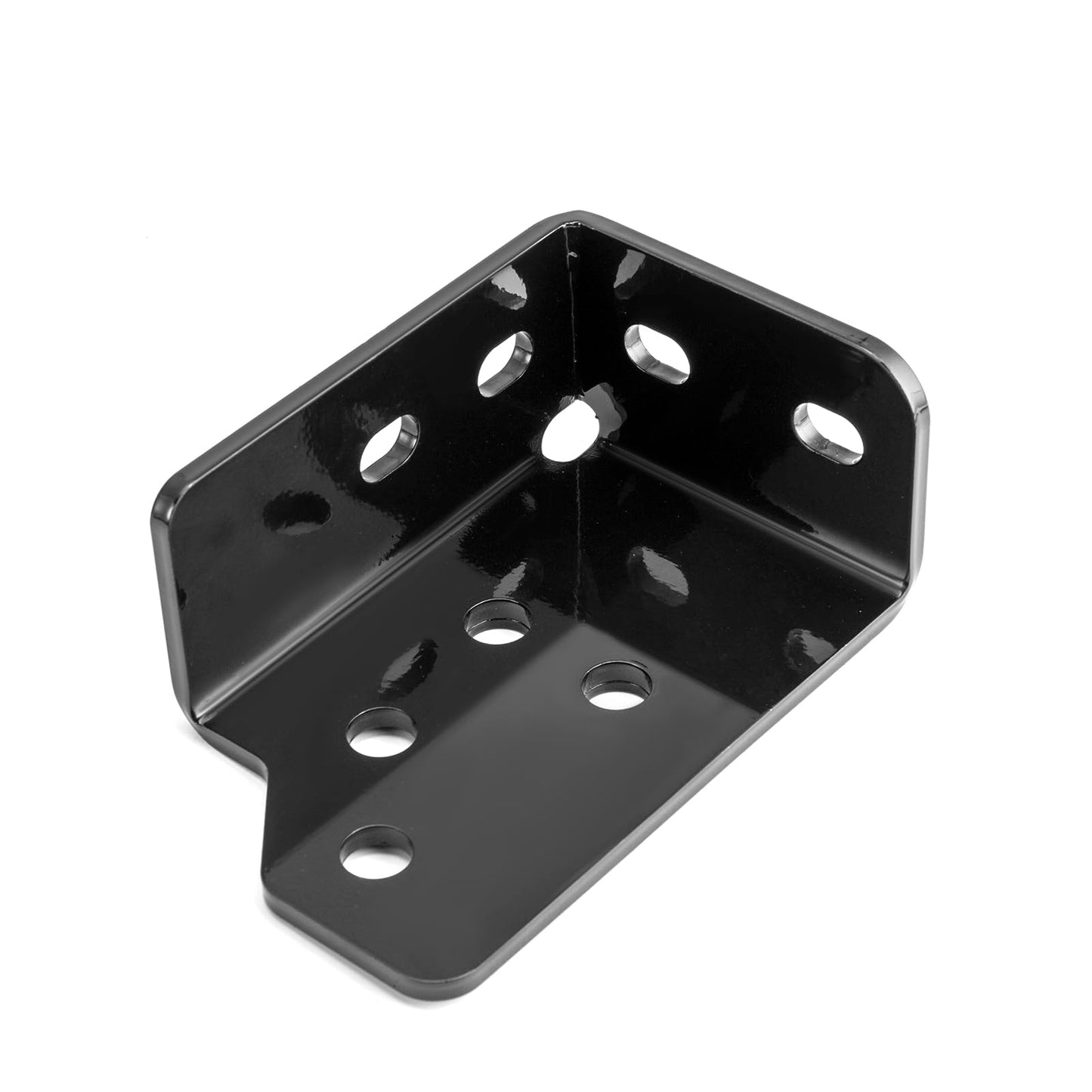 WeiSen Hidden Winch Mount Bracket Winch Mounting Plate Black Compatible with GMC Sierra 1500 Fit Chevy Silverado 1500 2007-2013