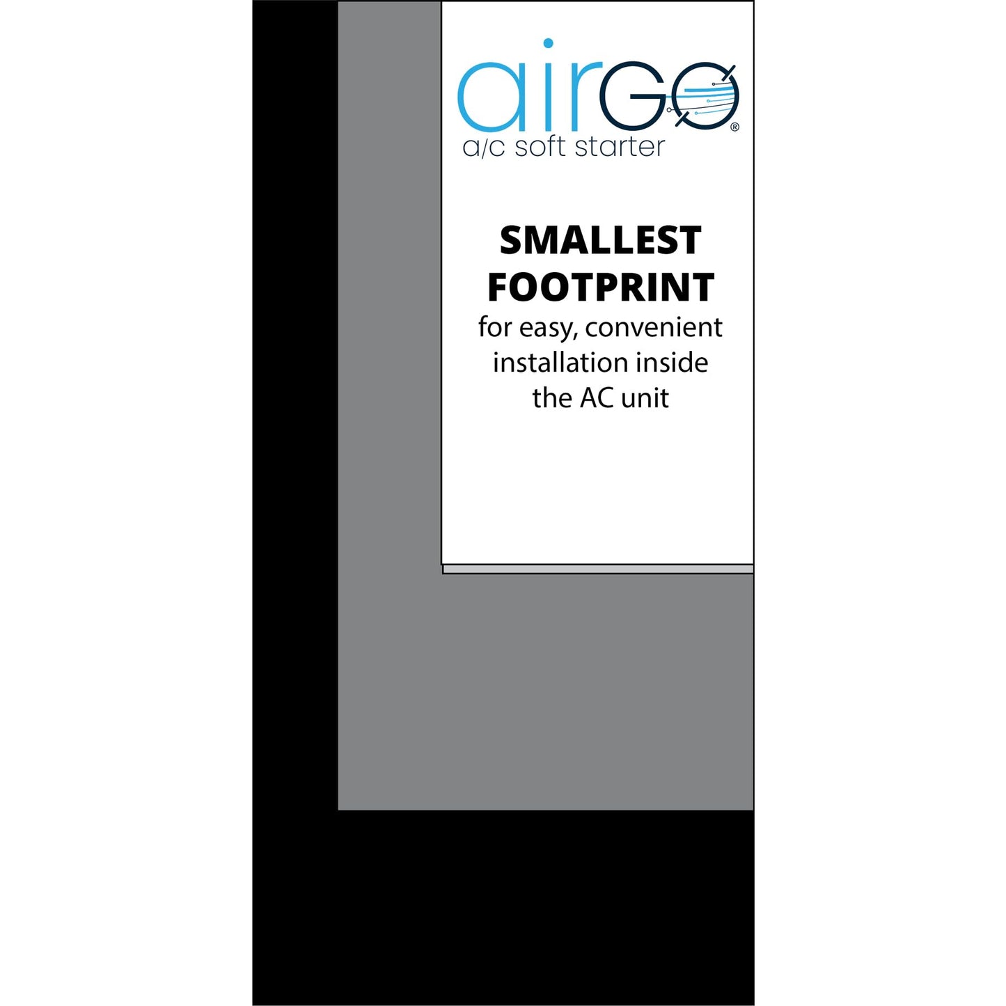 AIRGO Soft Starter for Air Conditioners & Heat Pumps – Reduces Startup Surge, Reverse Motor Protection, Easy DIY Install, Generator/Stored Energy/Solar Compatible (16–32A)