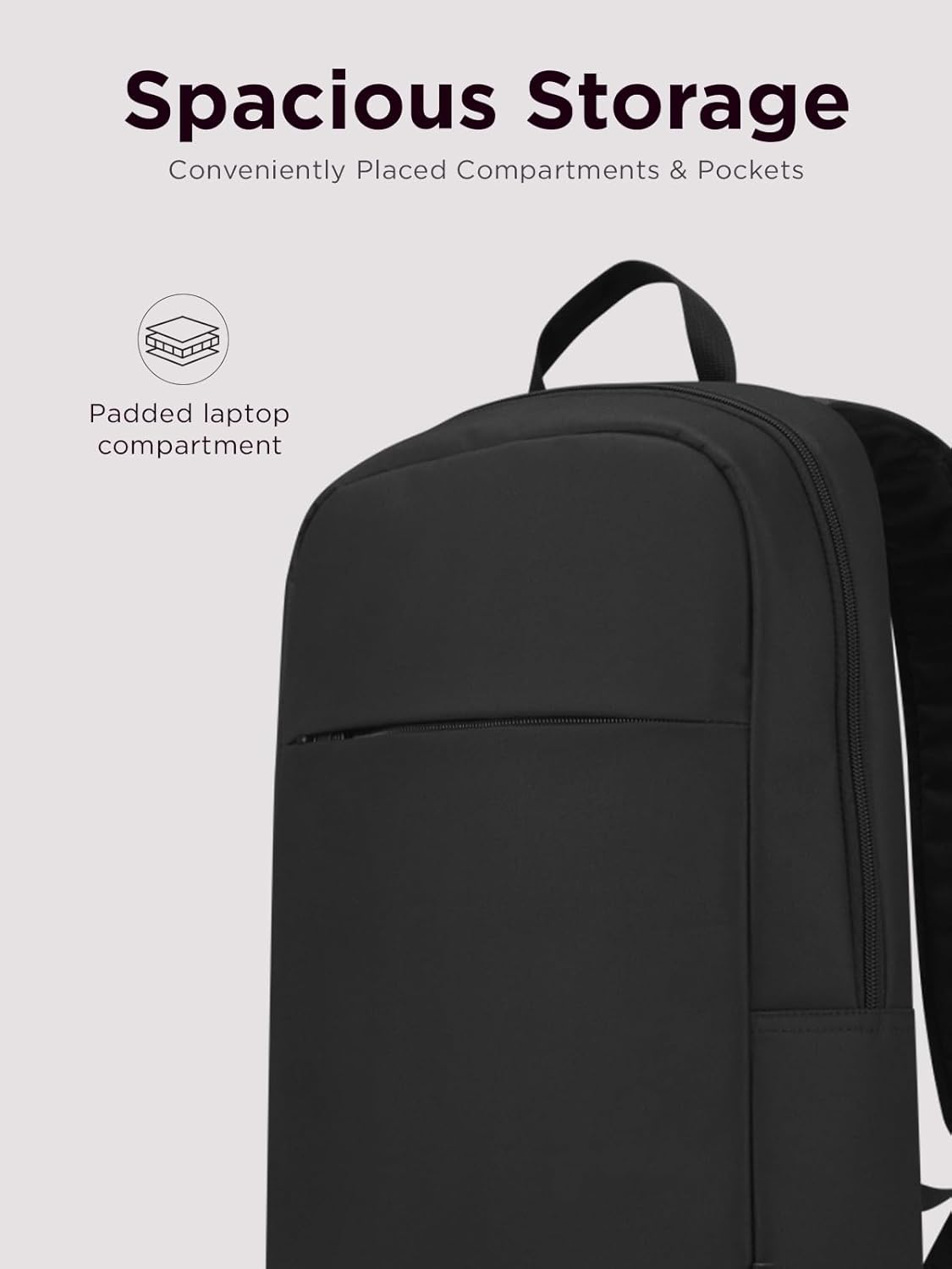 Backpack B215 15.6-Inch Lenovo Laptop for Computers Up to Multi Compartment Water Repellant Bag for Travel
