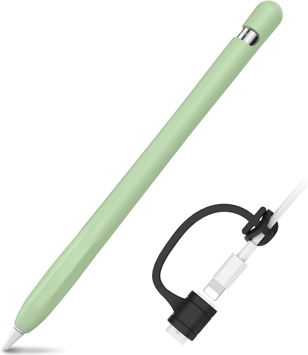AHASTYLE 1st Anti-Slip Case Sleeve Silicone Protective Skin [ Added Cable Adapter Tether Kit] Compatible with iPad
