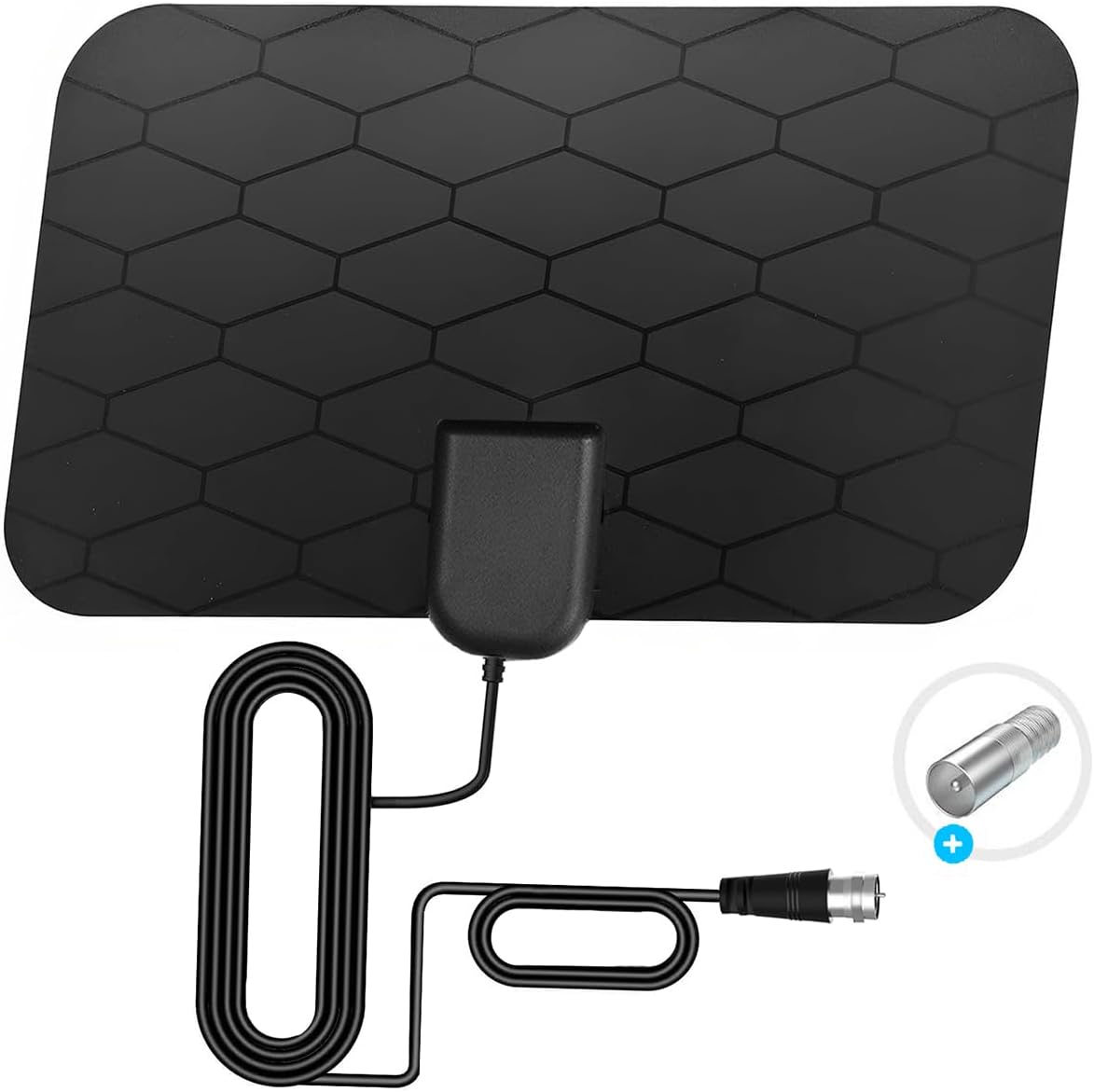 KANGYUE TV,360Reception,Support 4K 1080p 10ft Digital TV Antenna,Antenna for Smart Smart Television,Signal