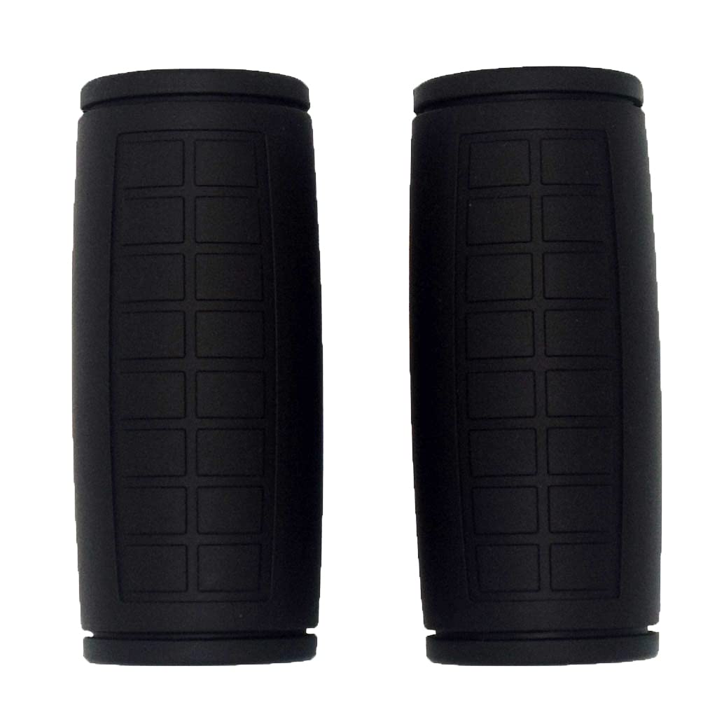 qibylift Pull Up Thick Bar Adapter, Weight Grips Bar Fit for Standard Barbell - Dumbell Handles, Silicone Rubber Barbell Grips for Weight Lifting Cable Attachments & Fitness Training (Black)