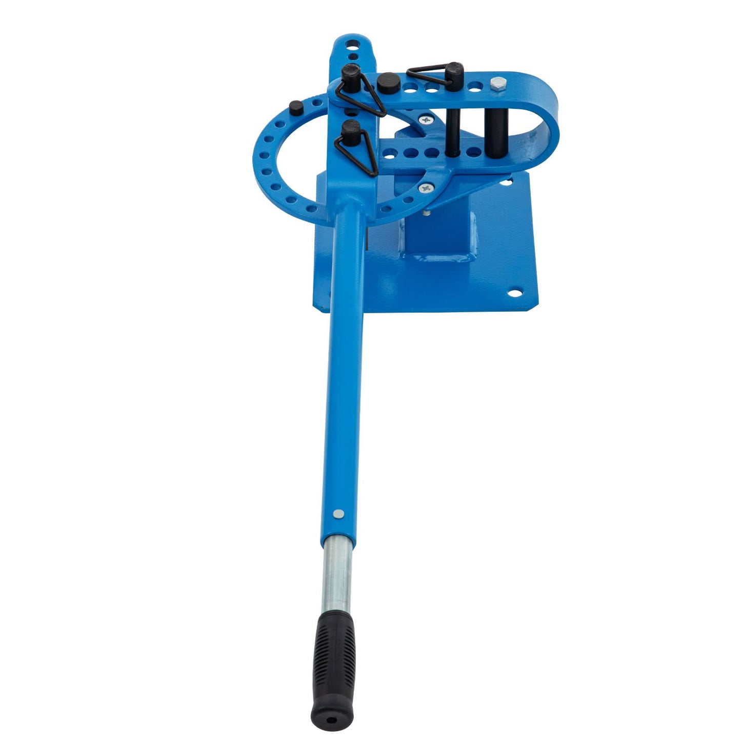 VEVOR YP-9 Manual Bender, 1” - 2“ High Capacity Round Square Bar Metal Bender with 7 Bending Dies, Metal Rod Bar Bender Bending Tool for Construction Site Auto Repair
