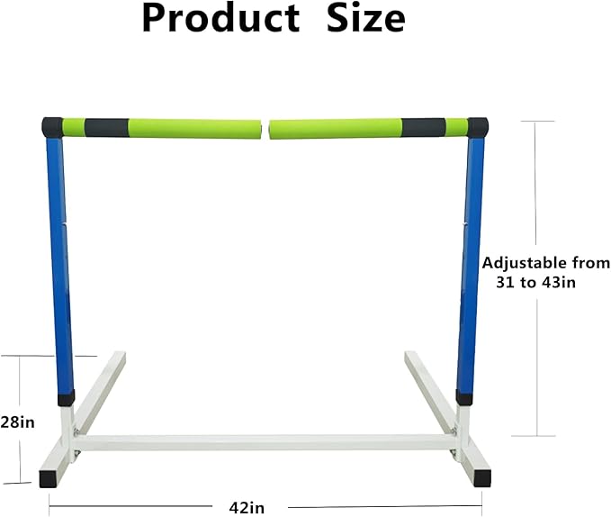 Detachable Hurdles Track and Field Adjustable Height Agility Training Hurdles Speed Practice Equipment for Sport