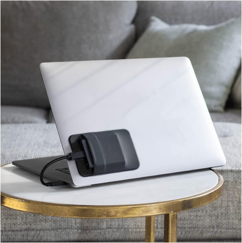 Slipdrive - Portable Hard Drive Sleeve for Laptop - SSD Solid State Drive - Reusable Adhesive - Stick on External Hard