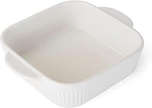 Mikasa Italian Countryside Casserole Baker - 9 Inch Square Design for Elegant Serving