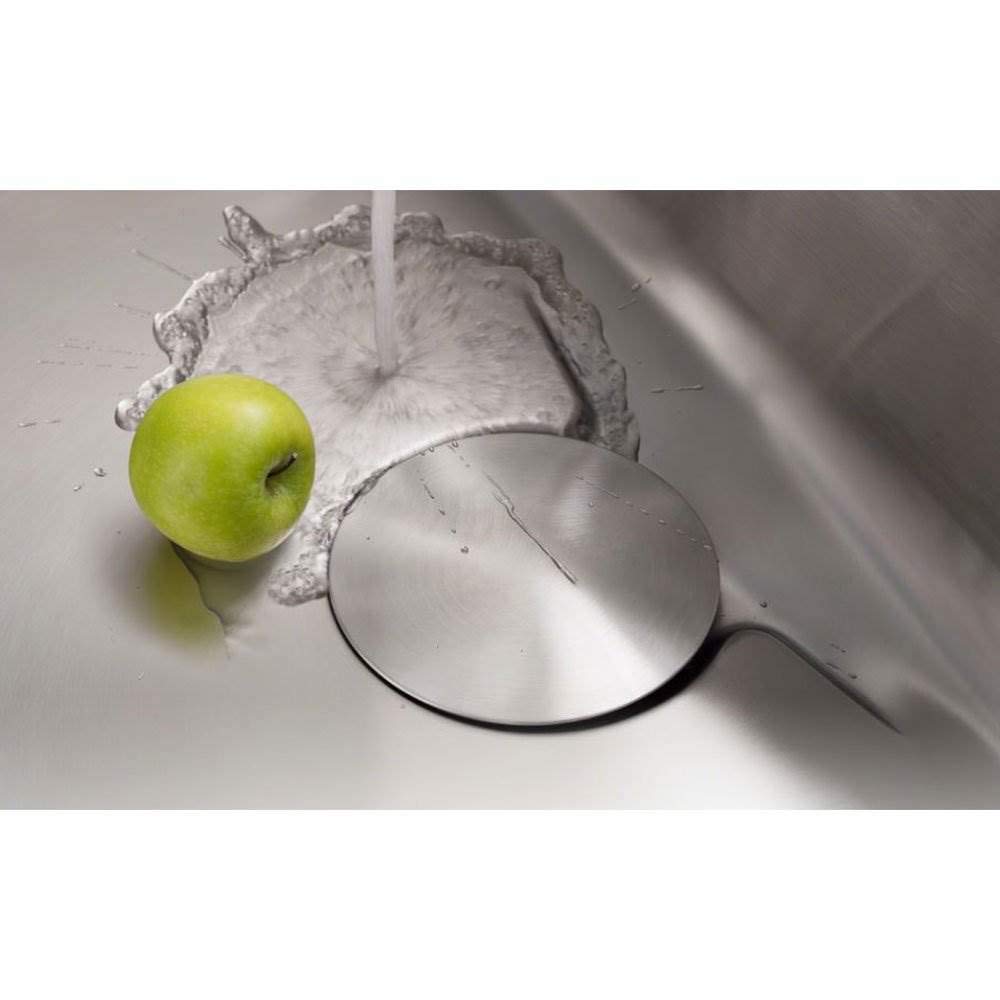 KRAUS Dex 17-Inch Undermount Single Bowl TRU16 Gauge Stainless Steel Kitchen Bar Sink with DrainAssure WaterWay and VersiDrain Assembly in Radiant Pearl Finish, KD1US17B