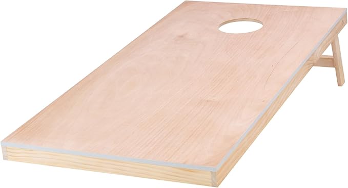 VEOVR Cornhole Set, Corn Hole Game Boards, Wood Portable Toss Board, Indoor and Outdoor Cornhole Play for Adults for Yard, Backyard, Beach, Camping