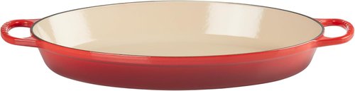 Le Creuset Enameled Cast Iron Oval Baker - 3 Qt. Capacity in Vibrant Cerise Color