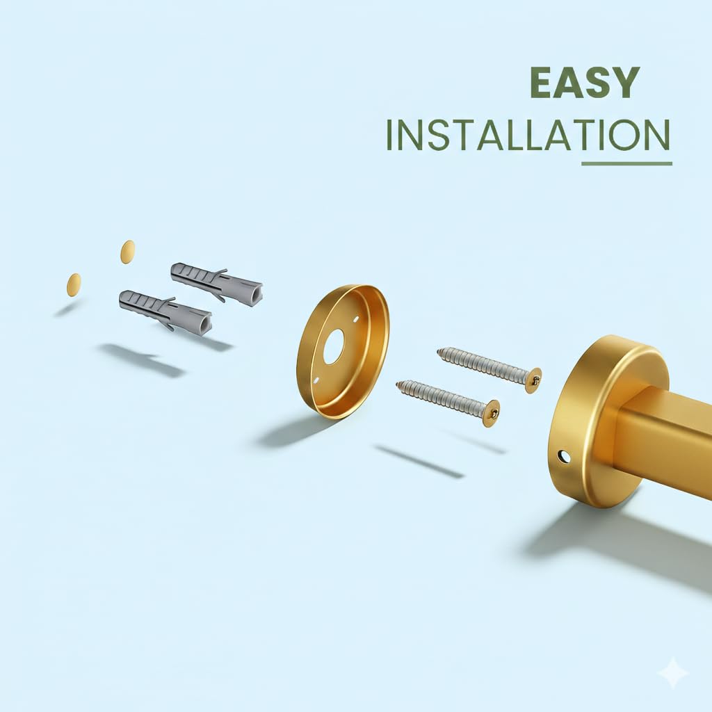Gold towel rack | 4 in 1 Multifuntional, Horizontal & Vertical towel holder for bathroom wall & Double towel rod & Toilet Paper Holder | towel storage Rustproof | shower towel holder | wall towel rack