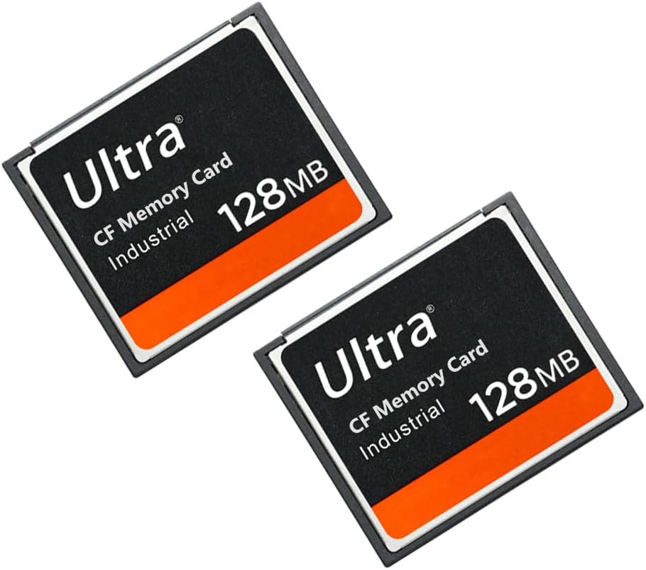 LILIWELL 128MB 128MB (2PACK) CF Card High Speed Ultra CF Memory Card Industrial Grade for DSLR Camera Card Designed