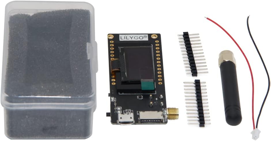 LILYGO LoRa32 915Mhz ESP32 0.96 Inch Paxcounter Development Board OLED SD Card BLE WiFi TTGO Module