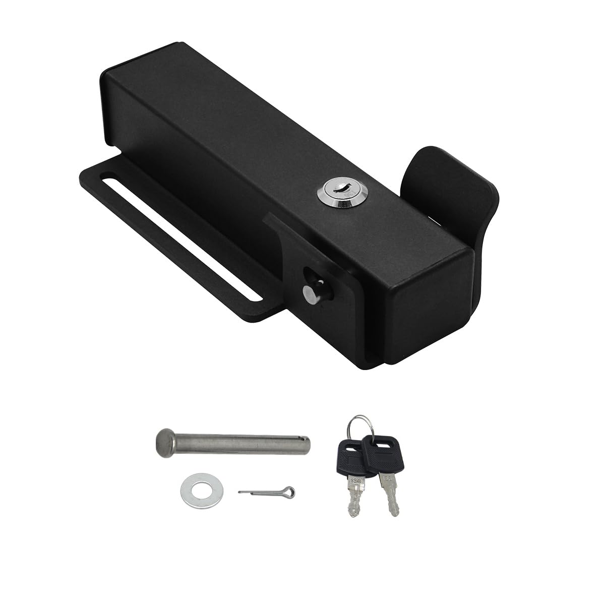 Universal Automatic Electric Gate Lock for Swing Gate Opener Gate Operator System Device Safe Security Gate Lock 12/24V DC, Compatible with Mighty Mule, JUJIANG, Topens, CO-Z, X X-House - Model GS-01