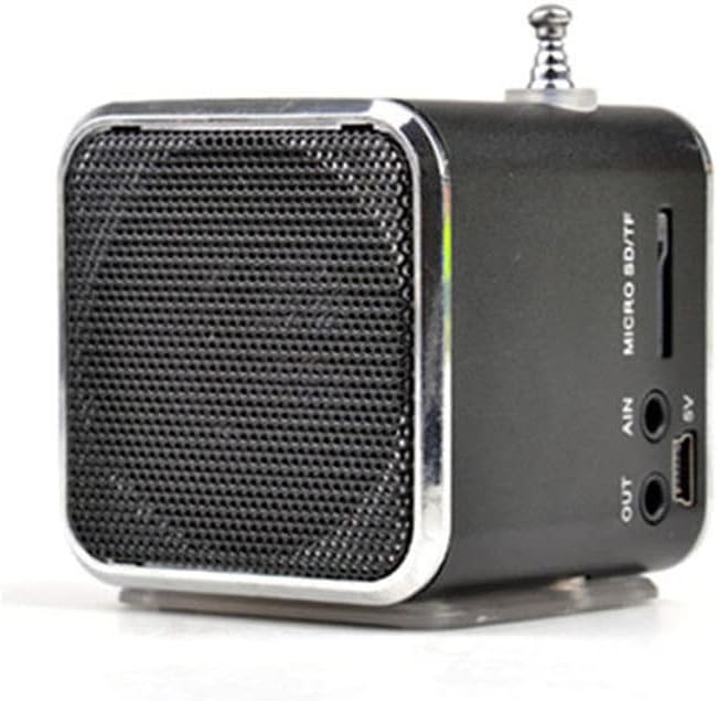 Eboxer Portable Mini Speaker Music Player FM Radio Stereo Speaker Support TF Card and U Disk, Brief Design, Perfect