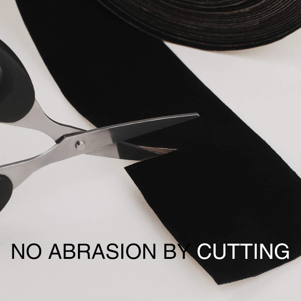 2 inch 40 NIERBO Black-Felt-Tape-Enhancing-Projector Felt Tape Border for DIY Projector Screen Borders x feet -Absorbs