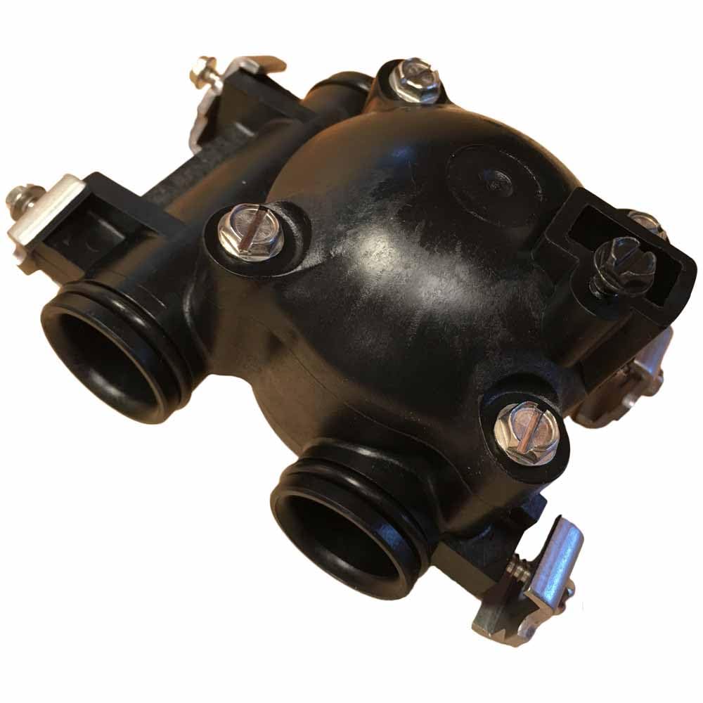 AFWFilters Premium Purolite C100E Resin Fleck 9100SXT Twin Tank Dual Metered, On Demand Water Softener, 32,000 Grains per Tank, 64,000 Grains Total Capacity, 24/7 Soft Water, Complete System